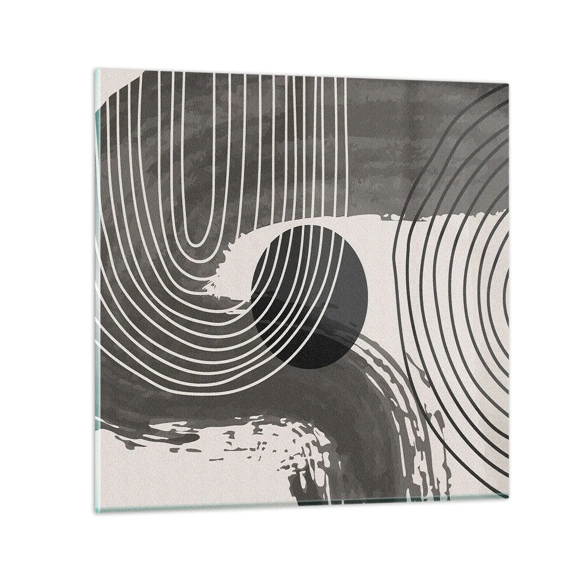 Üveg kép - Az ovális nyer - 30x30 cm