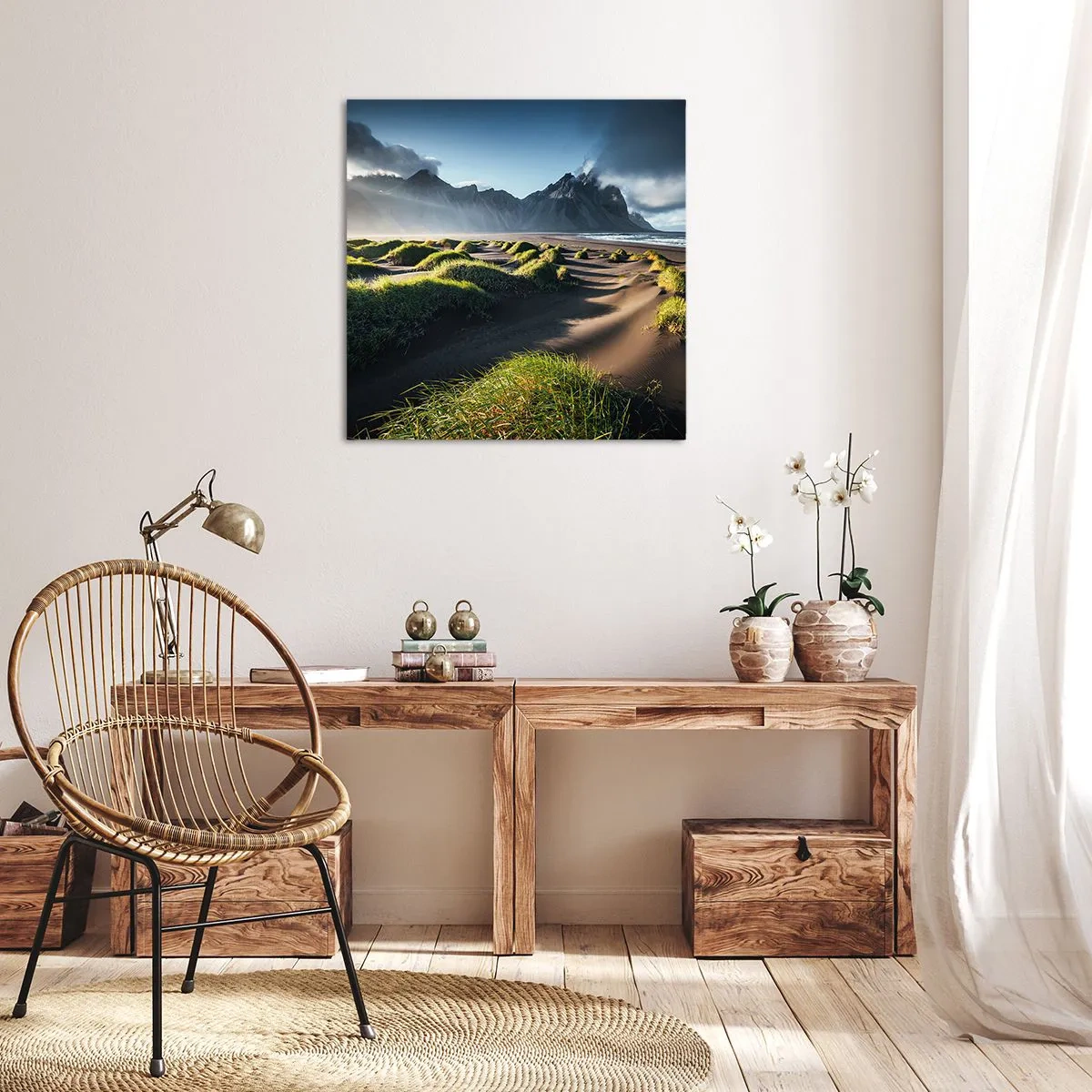 Vászonkép - Az elemek harmóniája - 70x70 cm