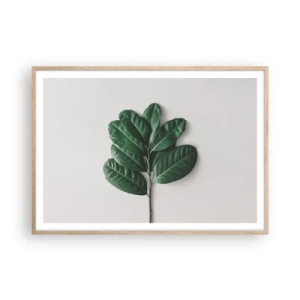 Poszter világos tölgy keretben - Rajz csak a természetről - 100x70 cm