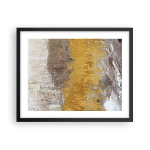 Poszter fehér keretben - Egy aranyszínű fuvallat - 50x40 cm