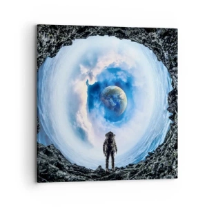 Vászonkép - Nincs messze otthontól - 70x70 cm