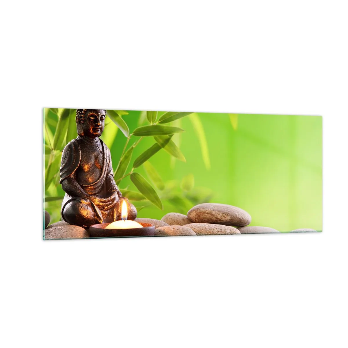 Üveg kép - Az élet gyönyörű - 100x40 cm