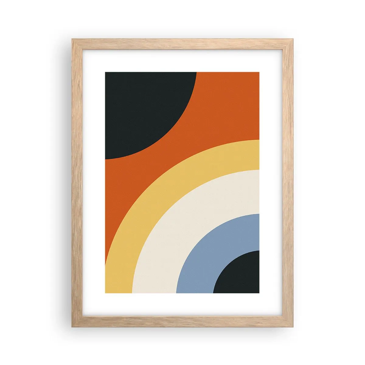 Poszter világos tölgy keretben - Magam felé - 30x40 cm