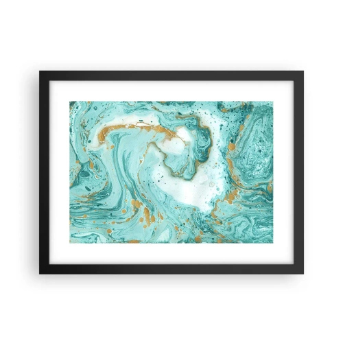 Poszter fehér keretben - Az Edo-korszak nagy hulláma alatt - 40x30 cm