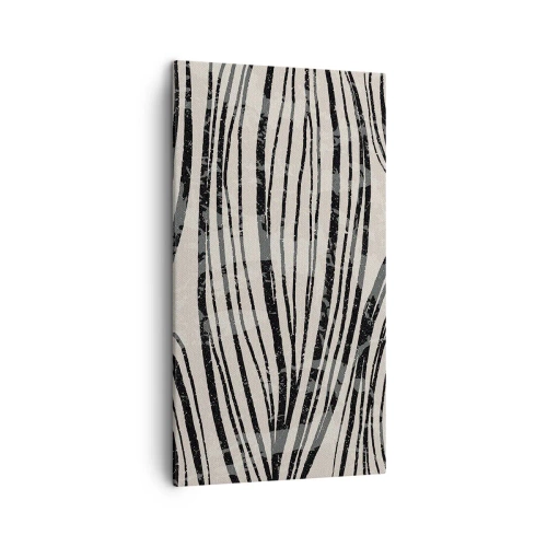 Vászonkép - Vonalak csobbanása - 45x80 cm