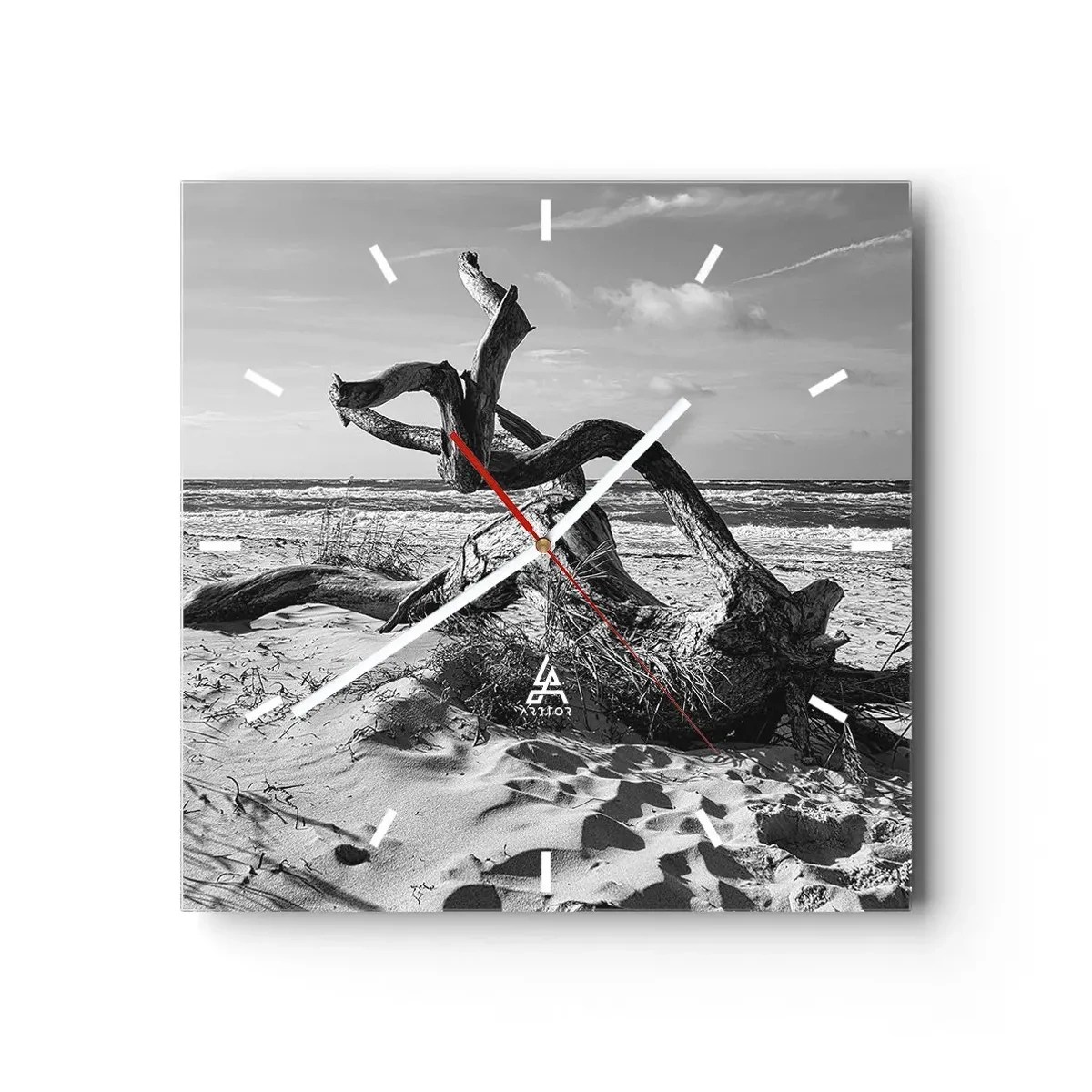 Falióra, Óra - Tengeri szobor - 40x40 cm