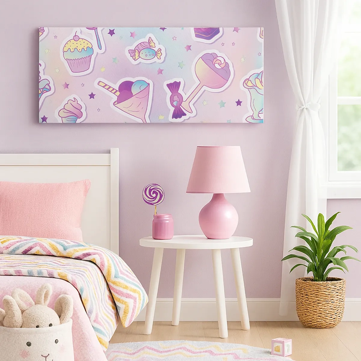 Vászonkép - Hogy minden nap születésnap legyen - 30x30 cm