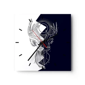 Falióra, Óra - Az ellentétek harca és egysége - 40x40 cm