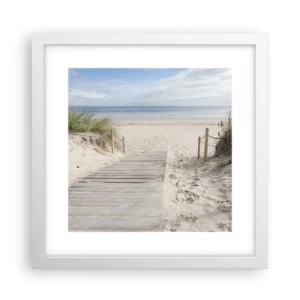 Poszter fekete keretben - A horizontig - 30x30 cm