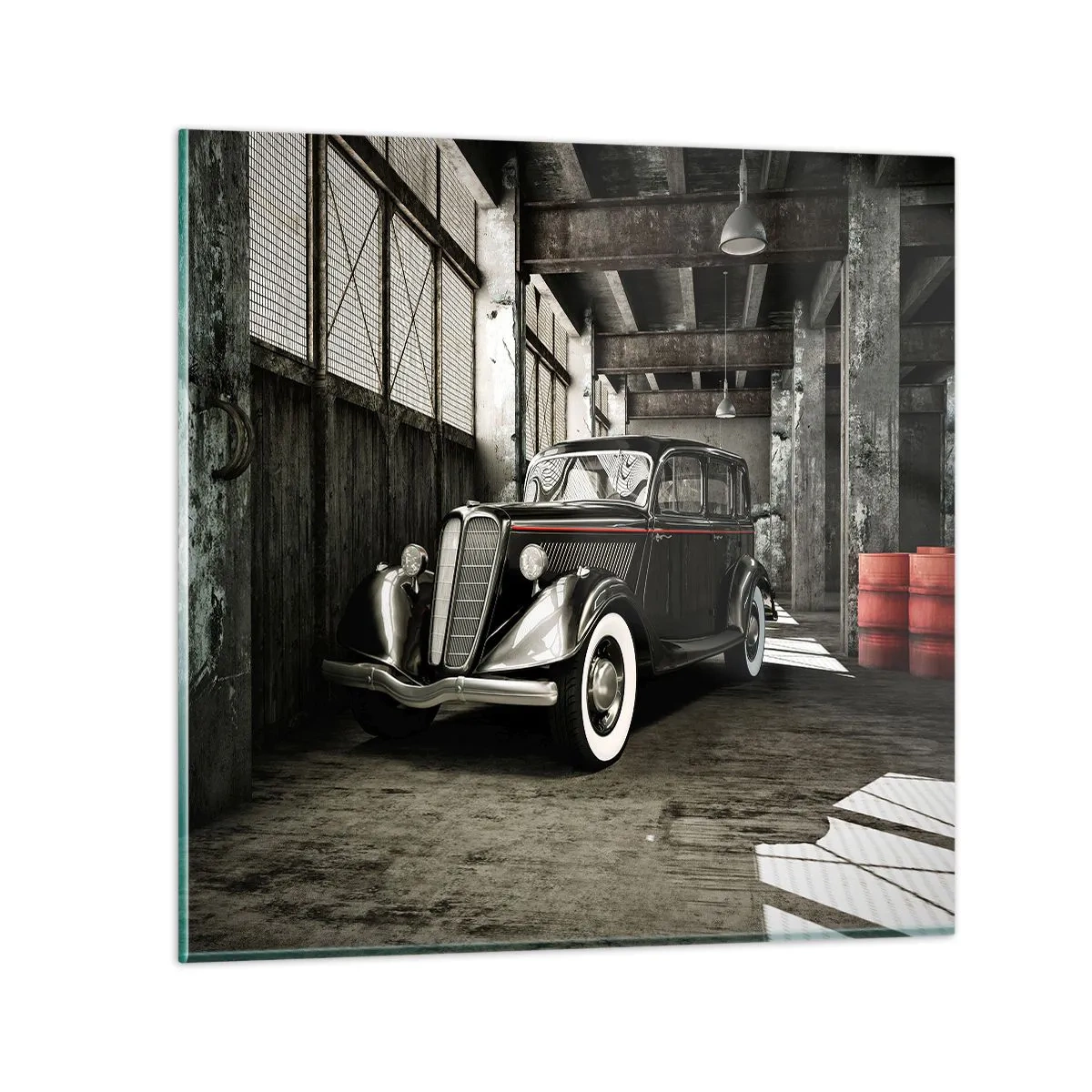 Üveg kép - Az 30-as évek örök eleganciája - 60x60 cm