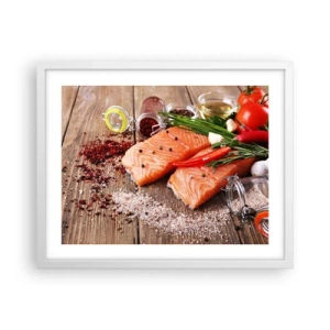 Poszter fekete keretben - Norvég kaland a konyhában - 50x40 cm