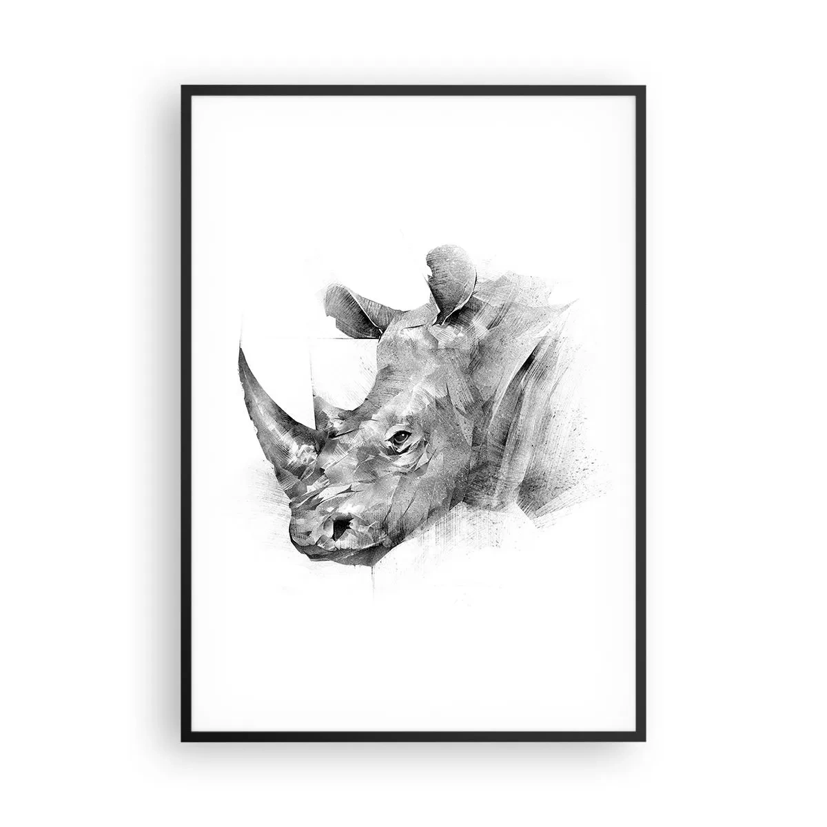 Poszter fehér keretben - Afrikai portré - 70x100 cm