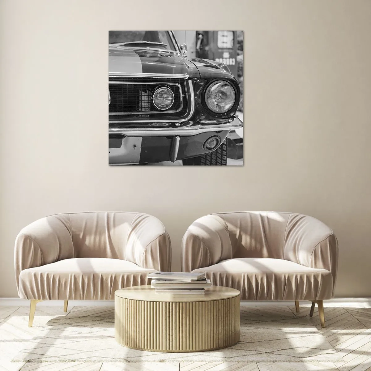 Üveg kép - Vad utazás - 30x30 cm