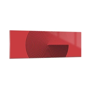 Üveg kép - Körkörös mozgás - 90x30 cm