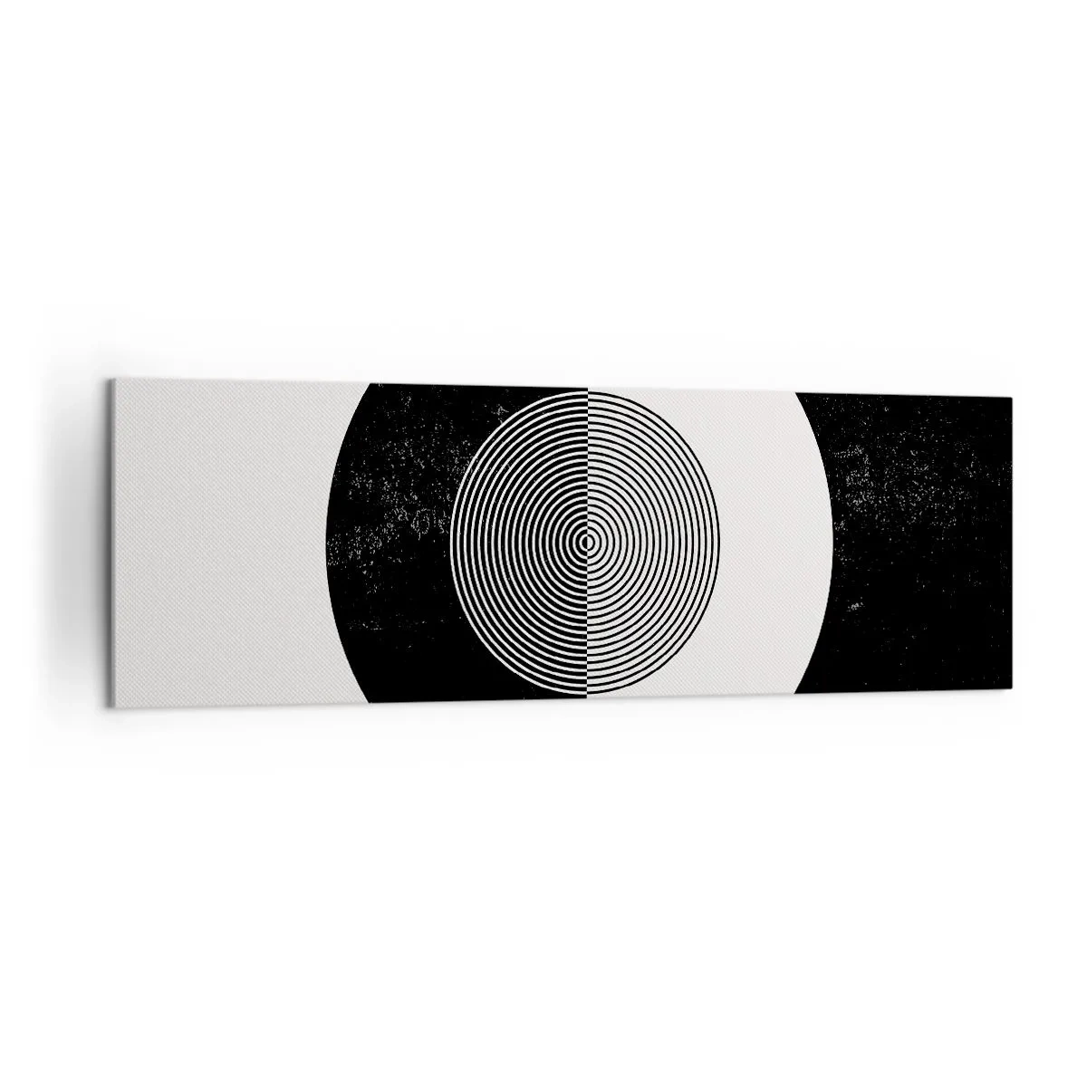 Vászonkép - Harmónia fekete-fehérben - 160x50 cm