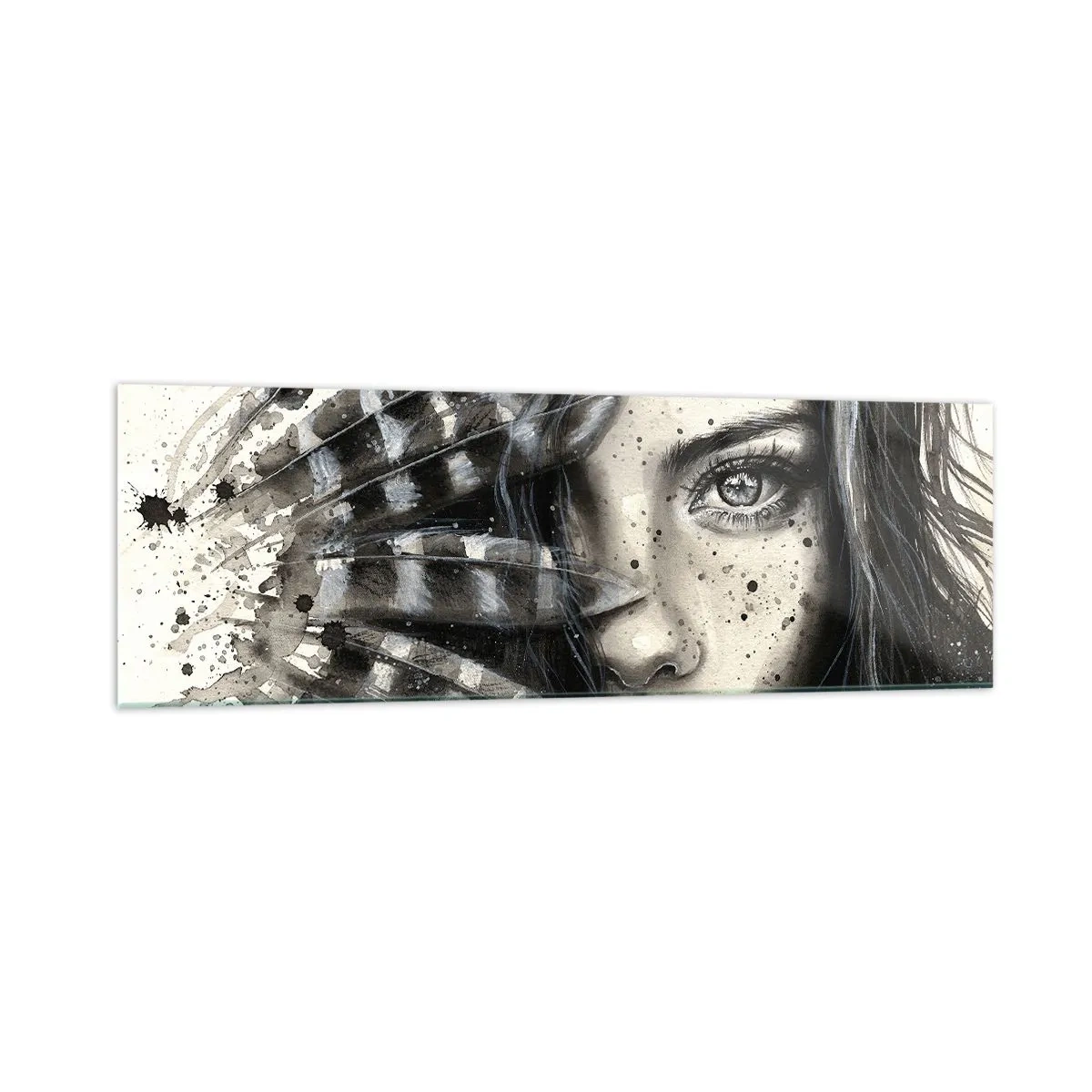 Üveg kép - Vad gyönyör - 160x50 cm