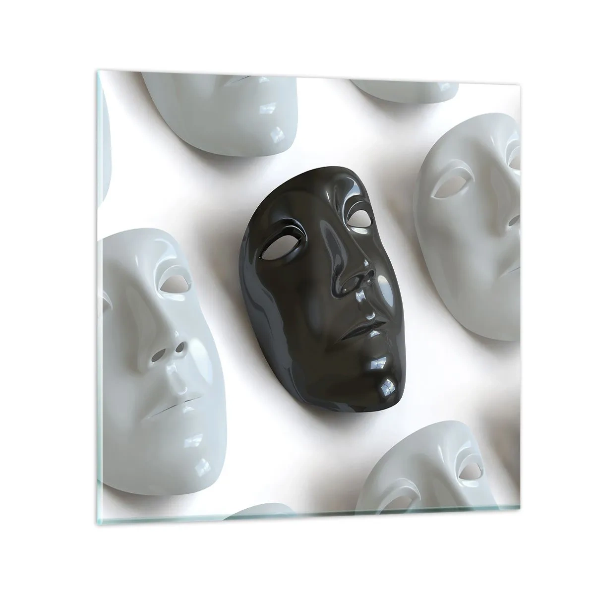 Üveg kép - Hogyan lehet kitűnni? - 70x70 cm