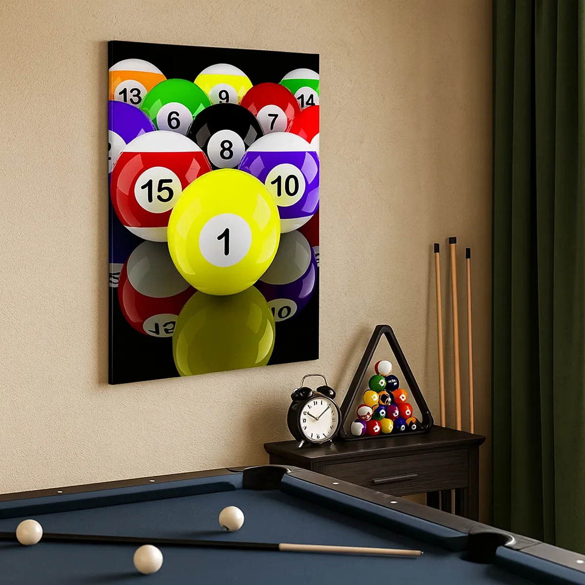 Vászonkép - Különböző játék színek - 50x70 cm