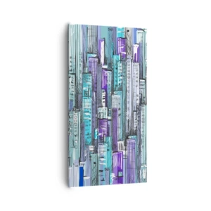 Vászonkép - Kikékült az égtől - 65x120 cm