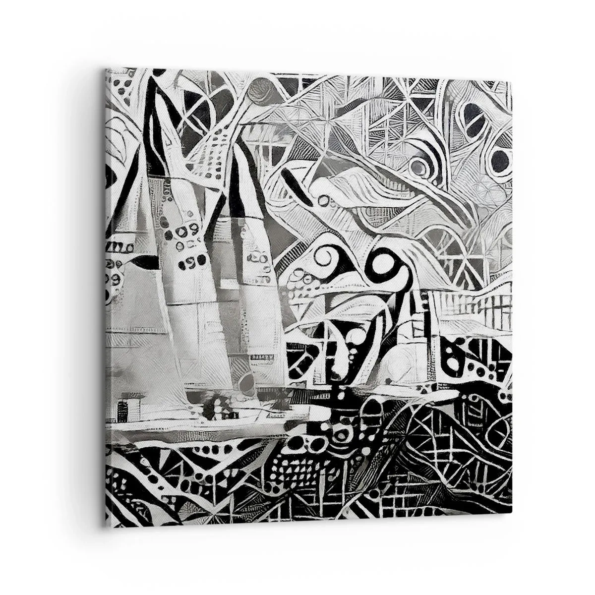 Vászonkép - A hullámok között - 60x60 cm