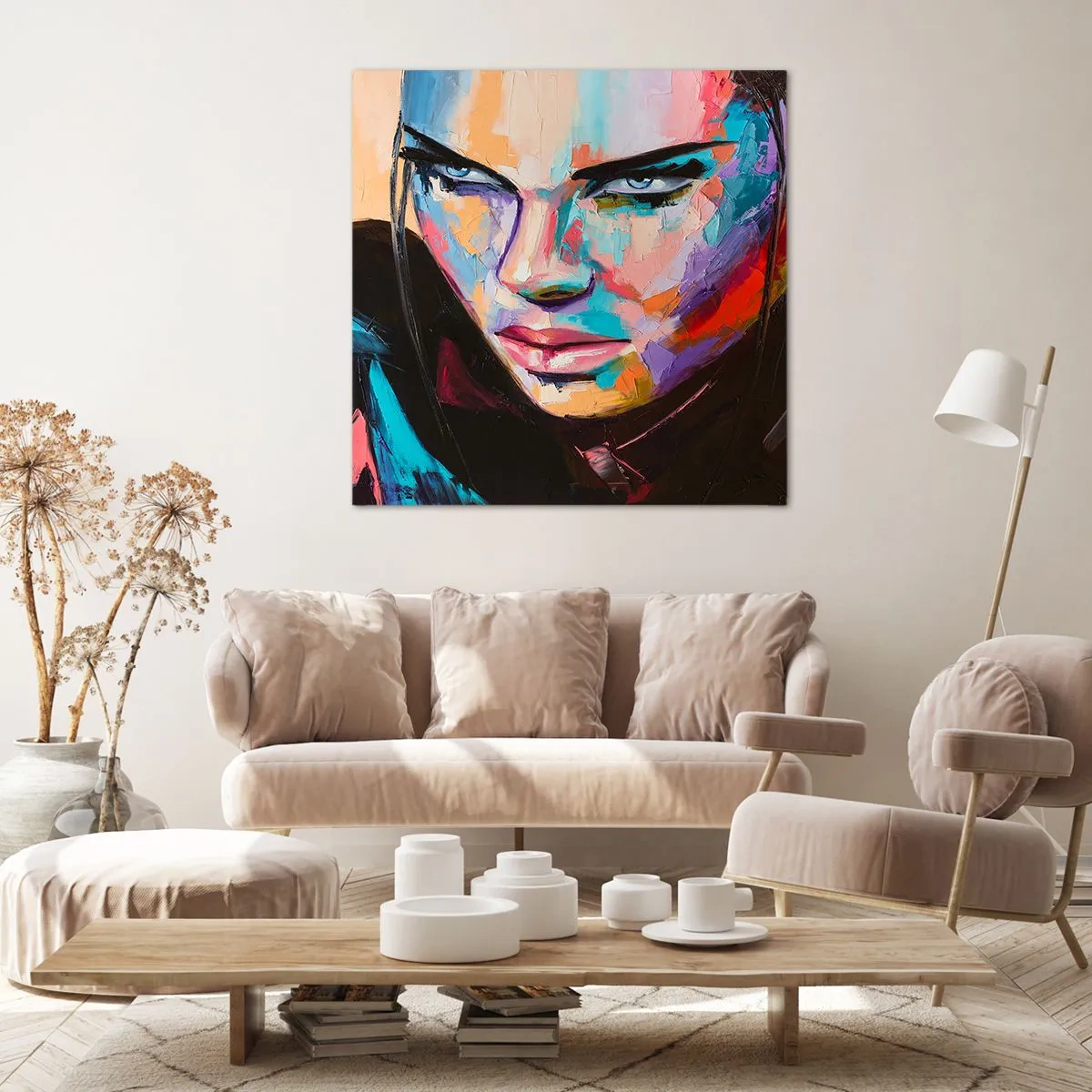 Vászonkép - Szívében vad - 40x40 cm