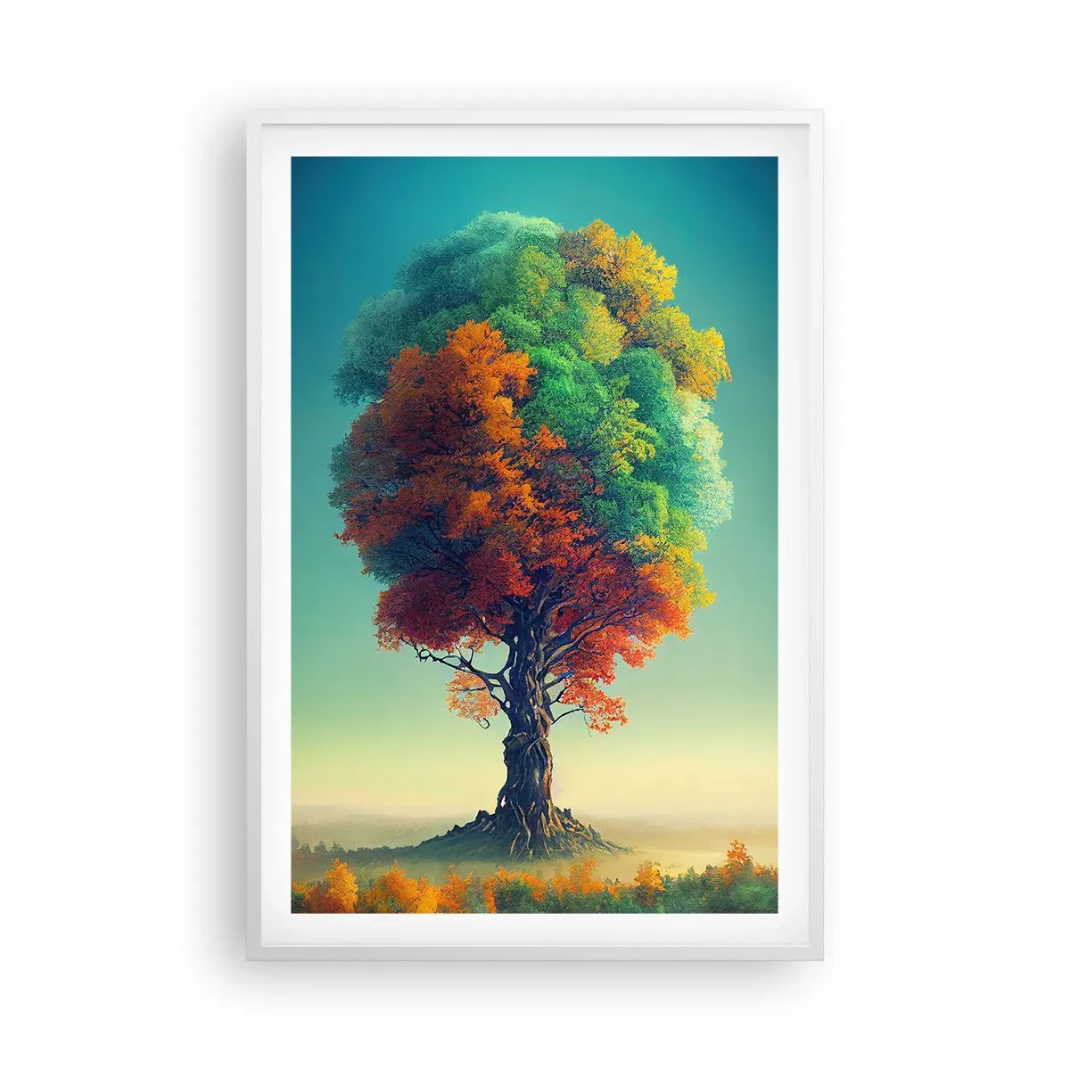 Poszter fekete keretben - Tölgy - a természet atyja - 61x91 cm