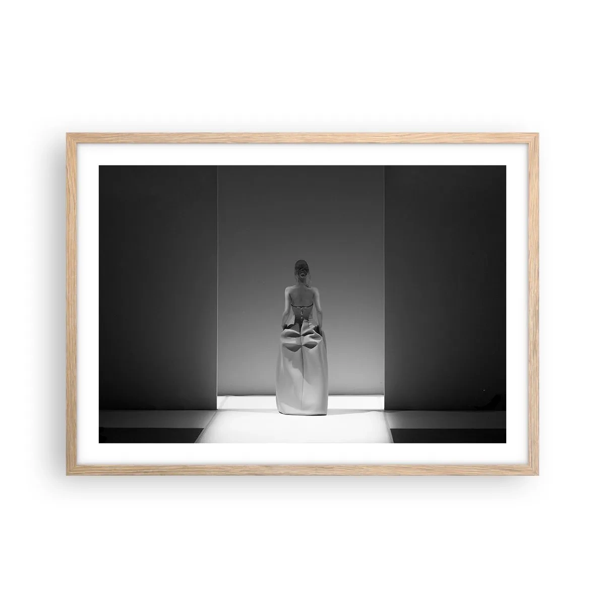 Poszter világos tölgy keretben - Kifinomult egyszerűség - 70x50 cm