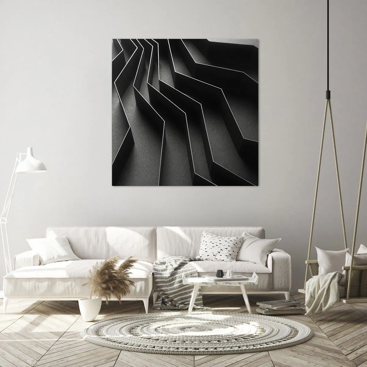 Vászonkép - Térbeli rend - 40x40 cm