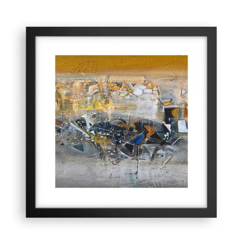 Poszter fehér keretben - Minden rendben lesz - 30x30 cm