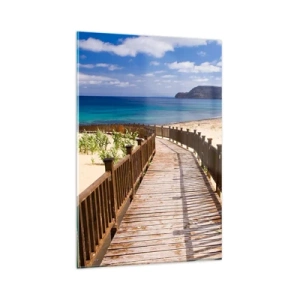 Üveg kép - Vigyél el a boldog szigetekre - 80x120 cm