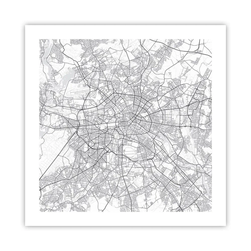 Poszter - Berlin virága - 50x50 cm