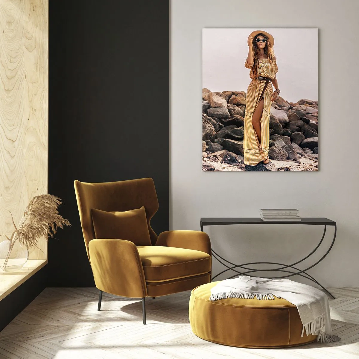 Üveg kép - A kövek varázsa - 50x70 cm