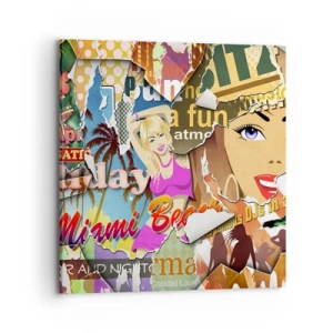 Vászonkép - Nyári visszaemlékezések - 70x70 cm