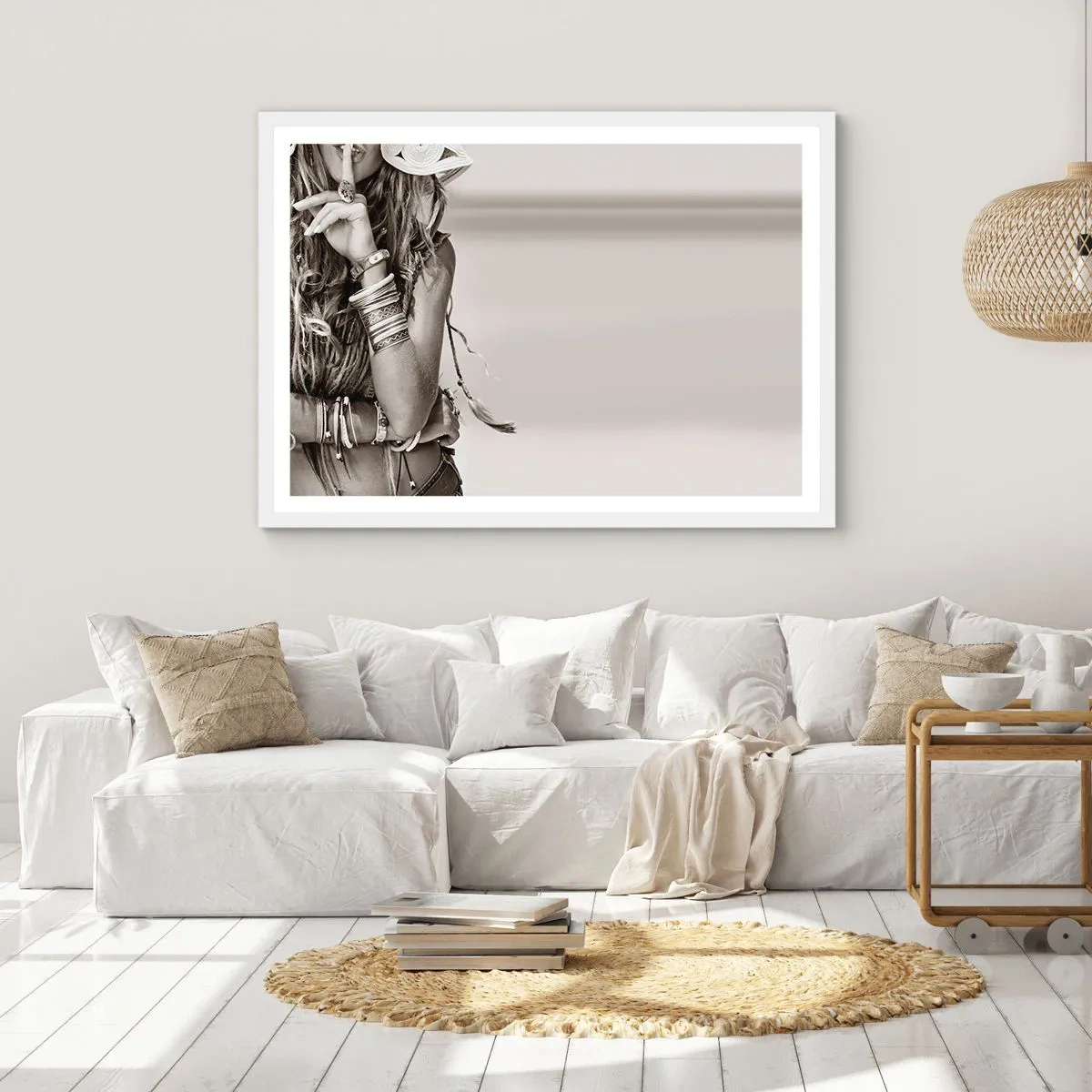 Poszter fekete keretben - Mint egy leány - 70x50 cm