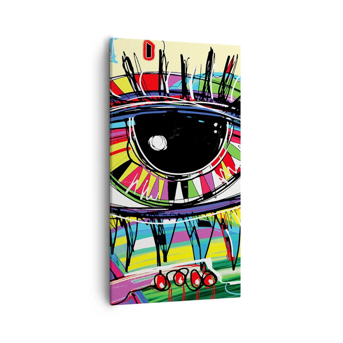 Vászonkép - Színes szem - színes lélek - 55x100 cm