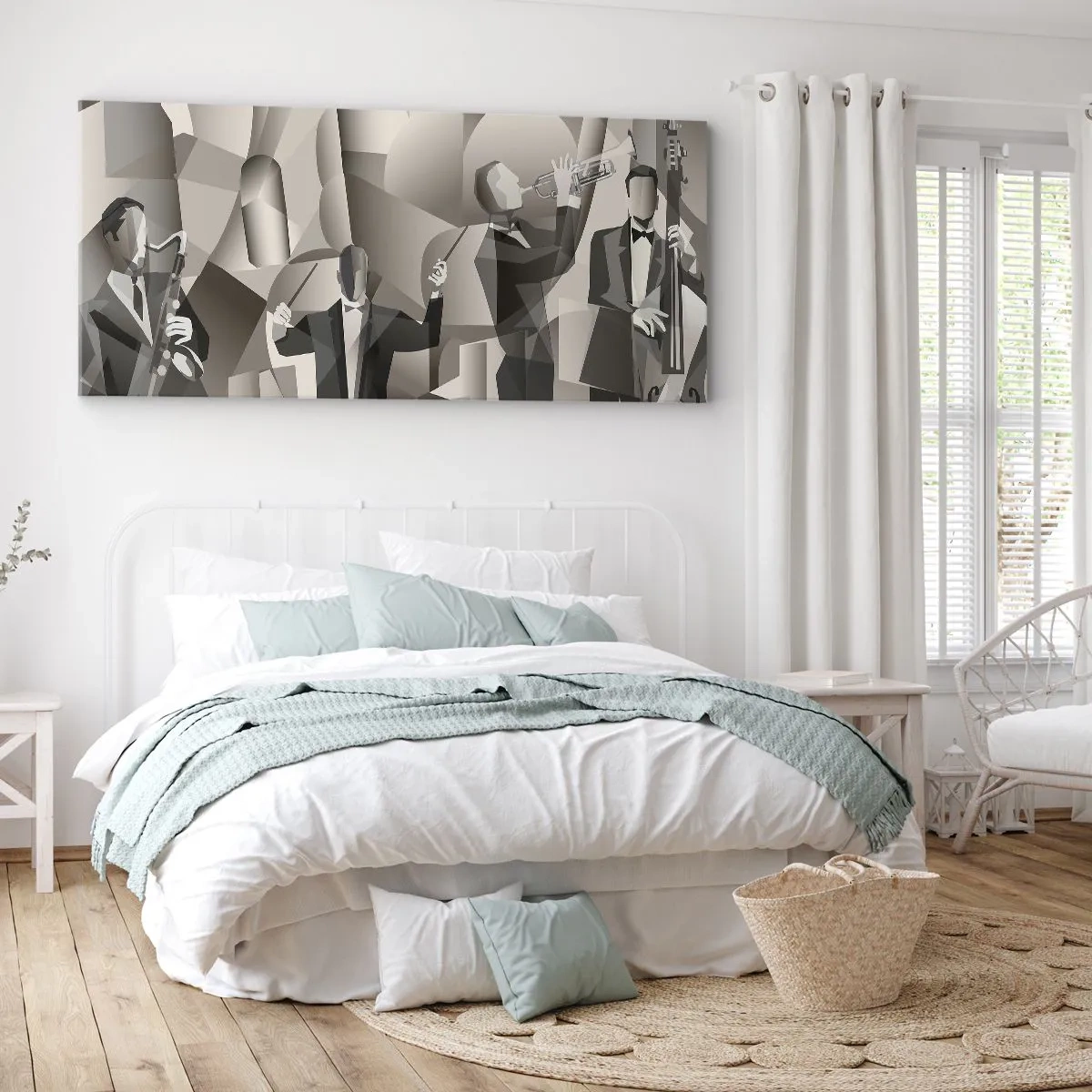 Vászonkép - A hangok terében - 90x30 cm