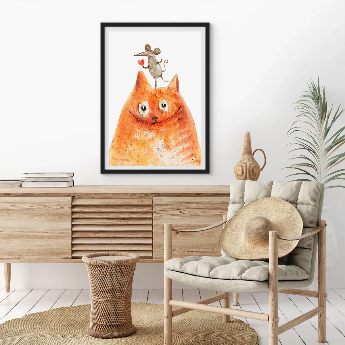 Poszter fehér keretben - A szerelem paradoxonjai - 61x91 cm