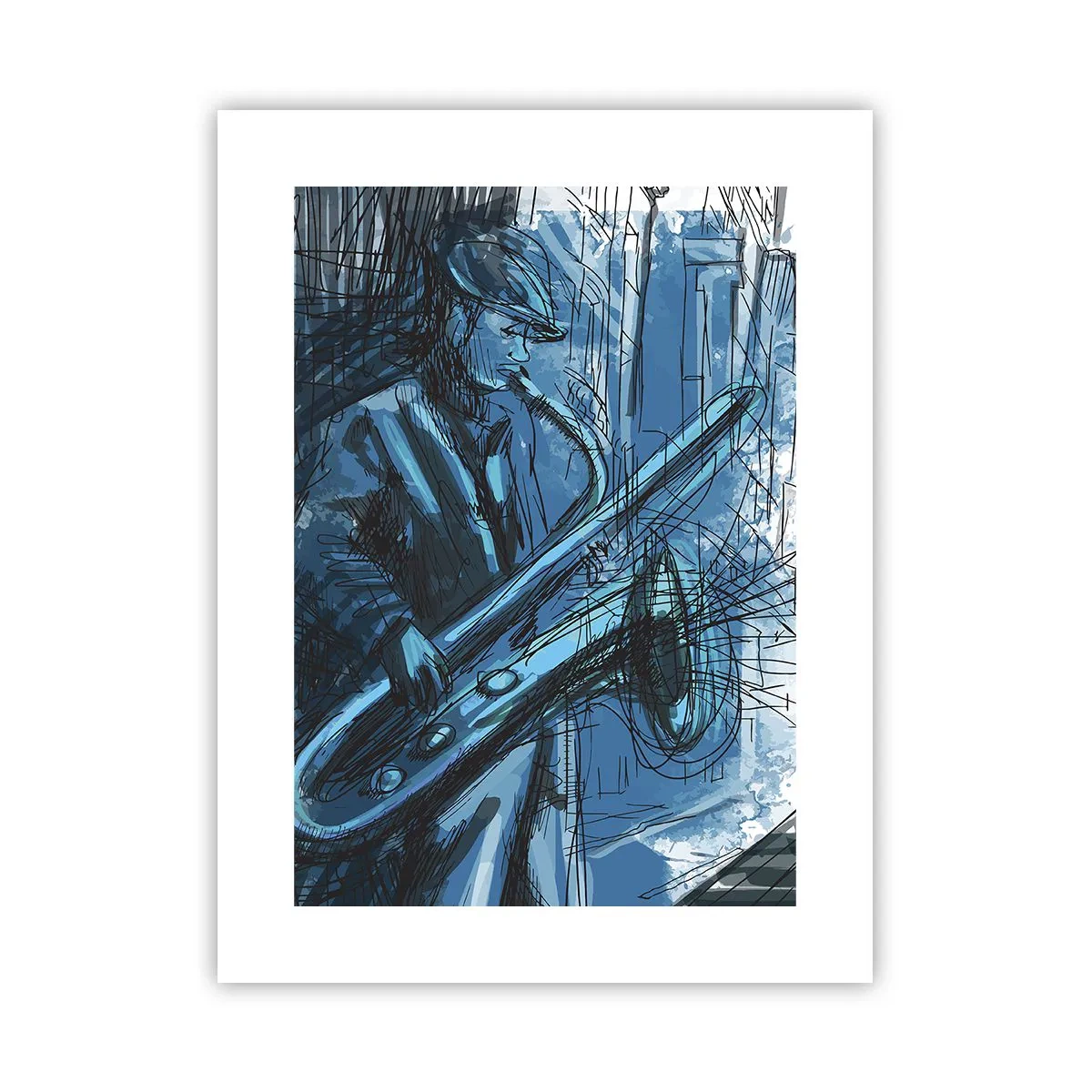 Poszter - Városi rapszódia - 30x40 cm