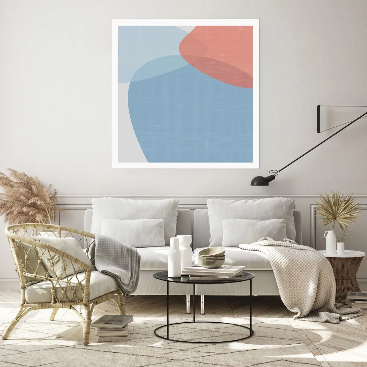 Poszter - Pasztell kapcsolatok - 60x60 cm