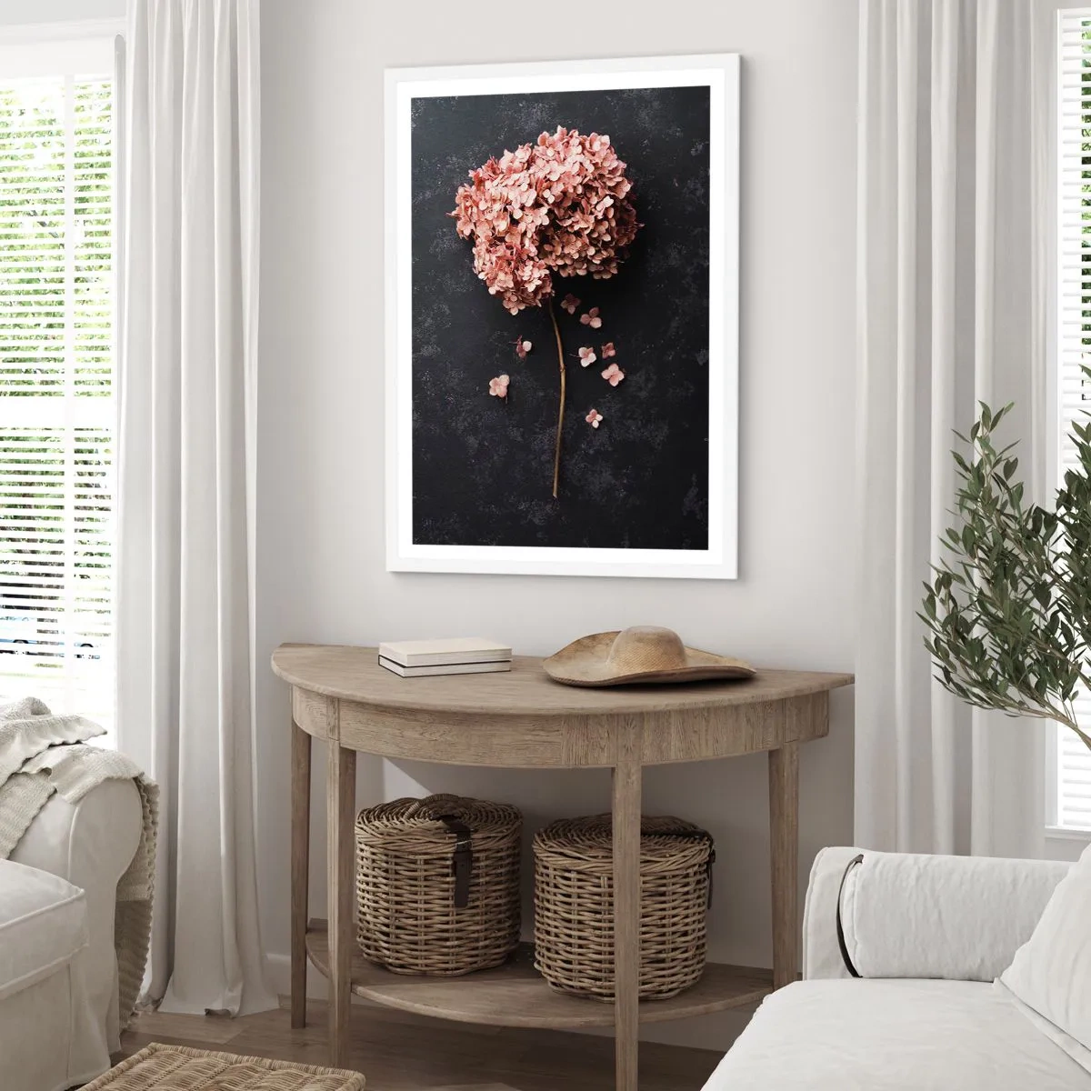 Poszter fekete keretben - Egy igazán romantikus jel - 50x70 cm