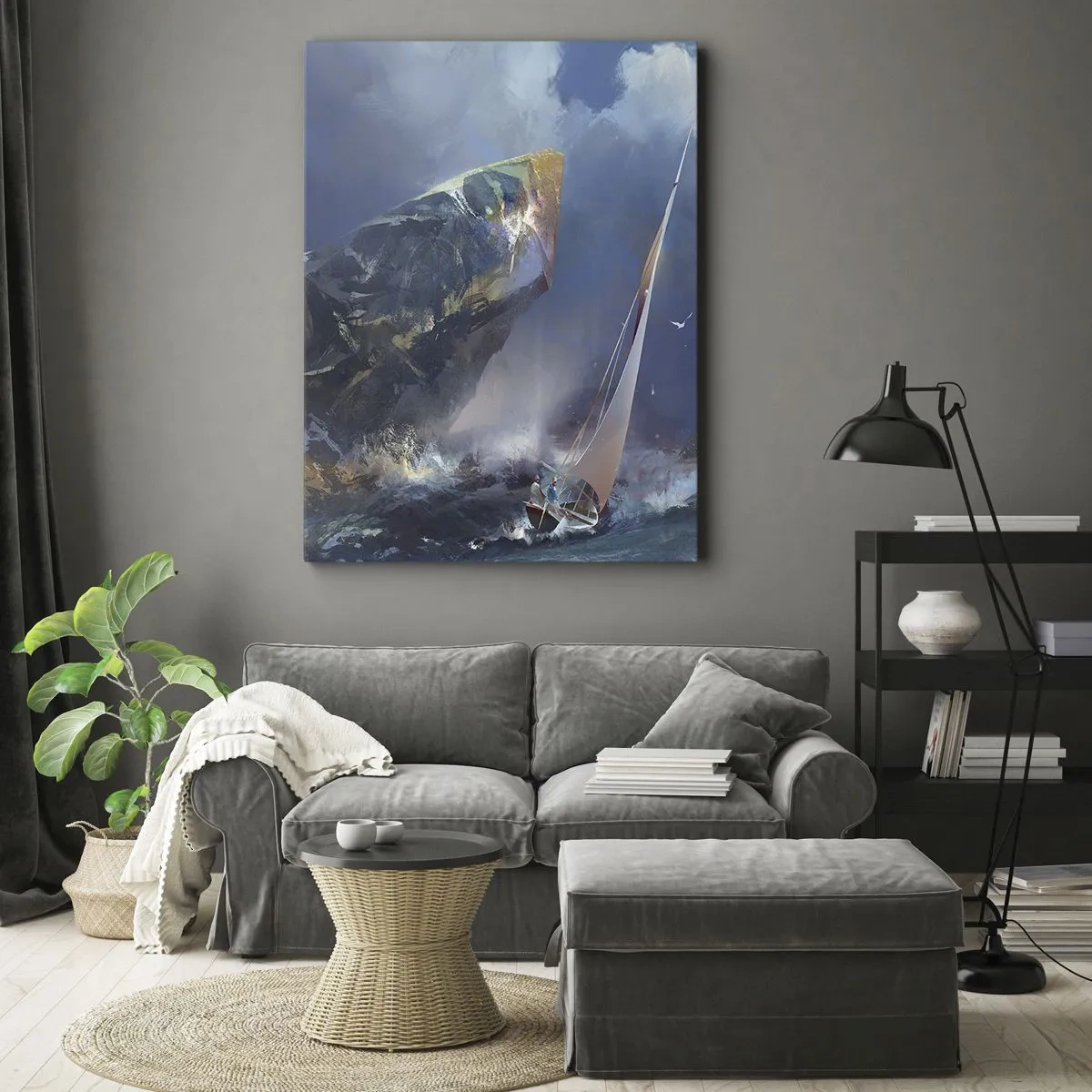 Vászonkép - Aki bátor az nyer - 50x70 cm