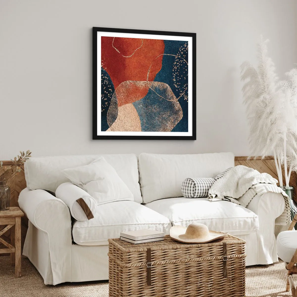 Poszter fehér keretben - A lét könnyedsége - 40x40 cm