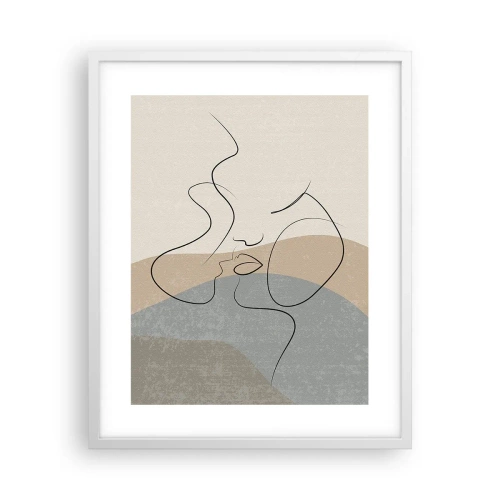 Poszter fekete keretben - Mint egy ecsetvonás - 40x50 cm