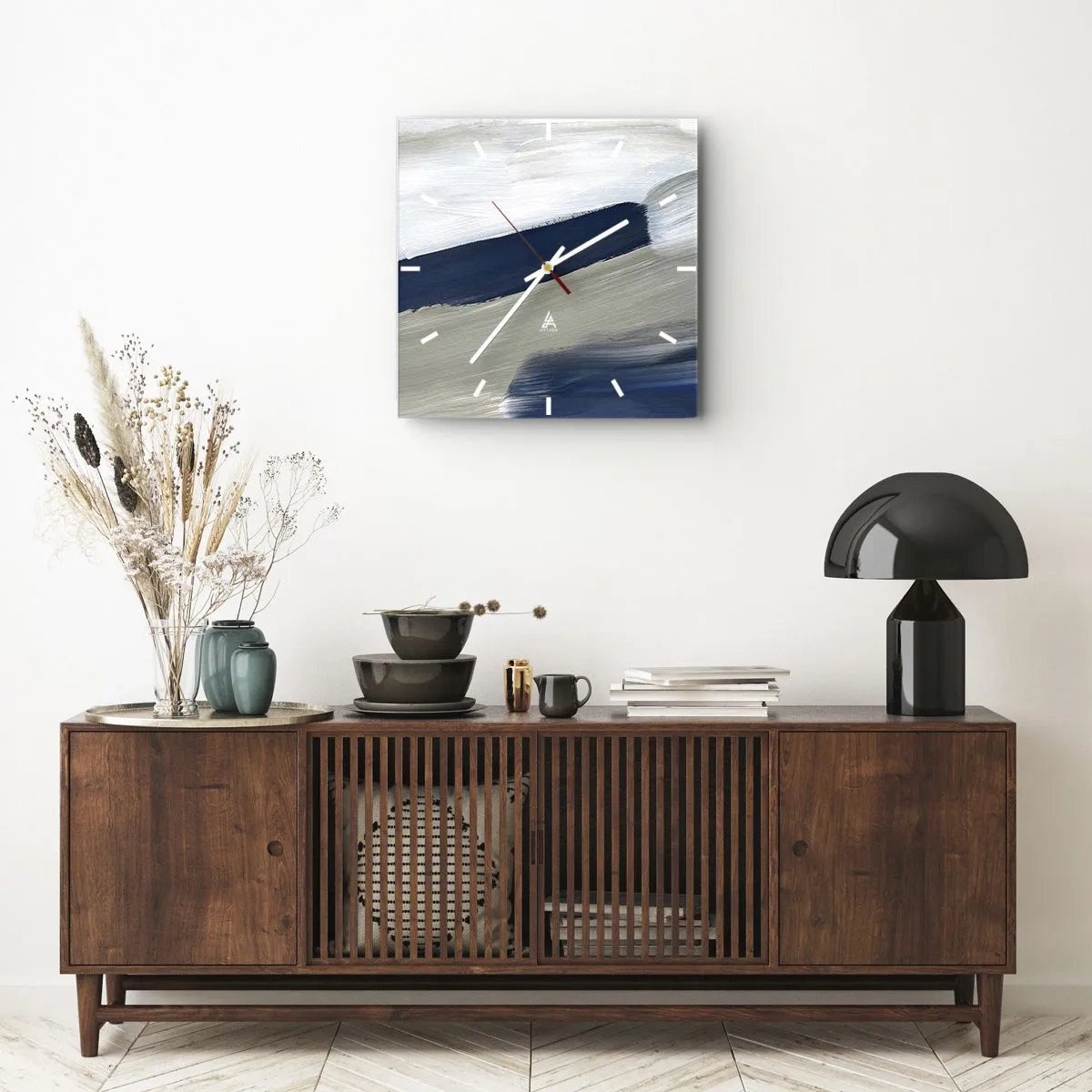 Falióra, Óra - Találkozás a fehérrel - 30x30 cm