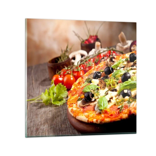 Üveg kép - A tellúros összetevőkből - 70x70 cm