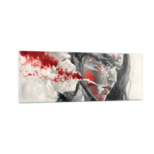 Üveg kép - Az abszurditás füstjében - 140x50 cm