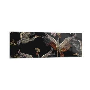 Üveg kép - Mesebeli madár - 160x50 cm