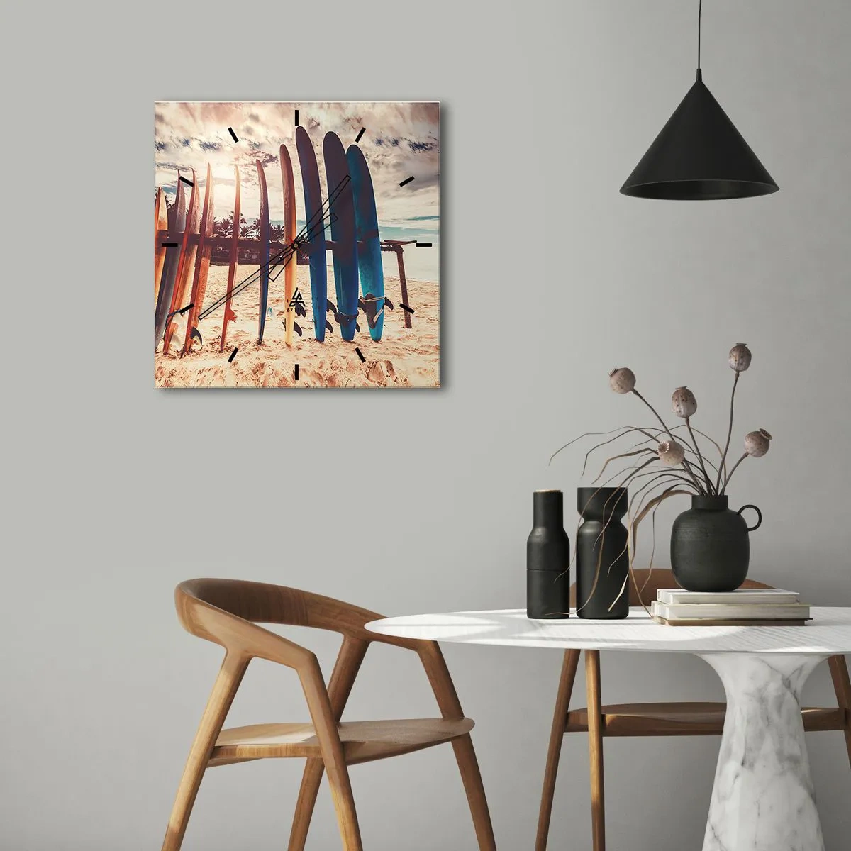 Falióra, Óra - Jó éjszakát, holnapig - 30x30 cm