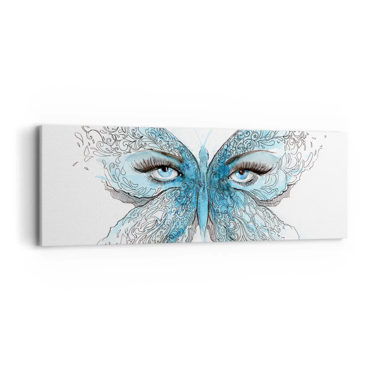 Vászonkép - Modraszek eros - 90x30 cm