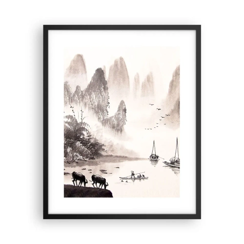 Poszter fehér keretben - Kelet egzotikus hétköznapjai - 40x50 cm